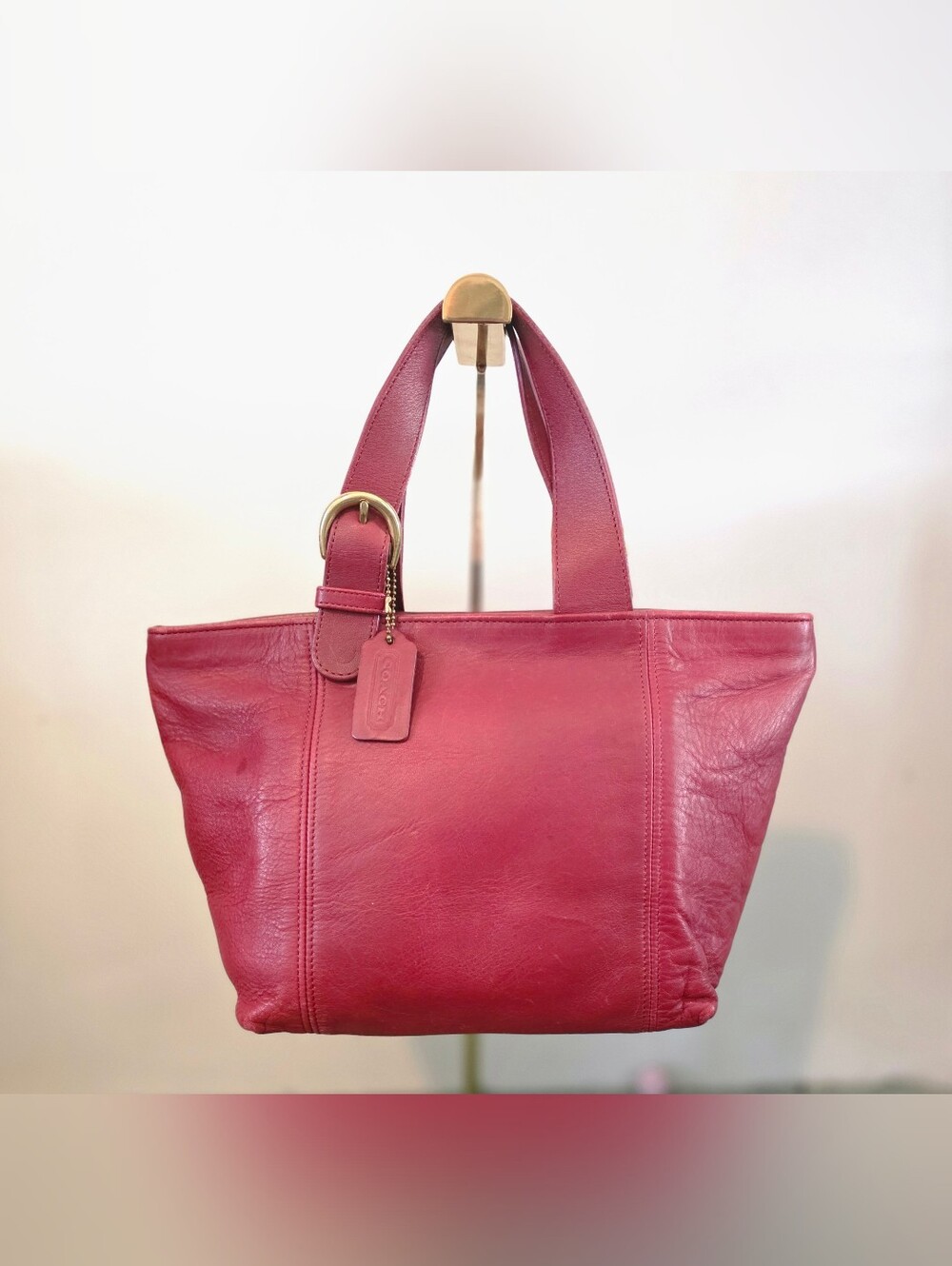 Coach Vintage Waverly Tote 4133 Glove-tanned Leather 1996 RARE